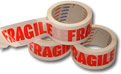 'Fragile' Printed Tape - Three Rolls