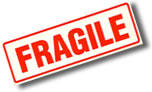 Fragile Packaging Sticker